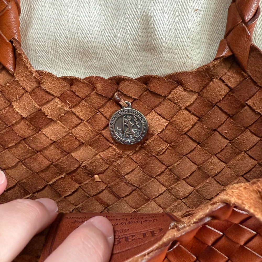Dragon Diffusion Santa Croce Small Tan Bag - Picture 6 of 14